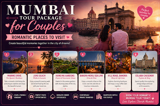 Mumbai Tour Package for Couples: Romantic Places to Visit